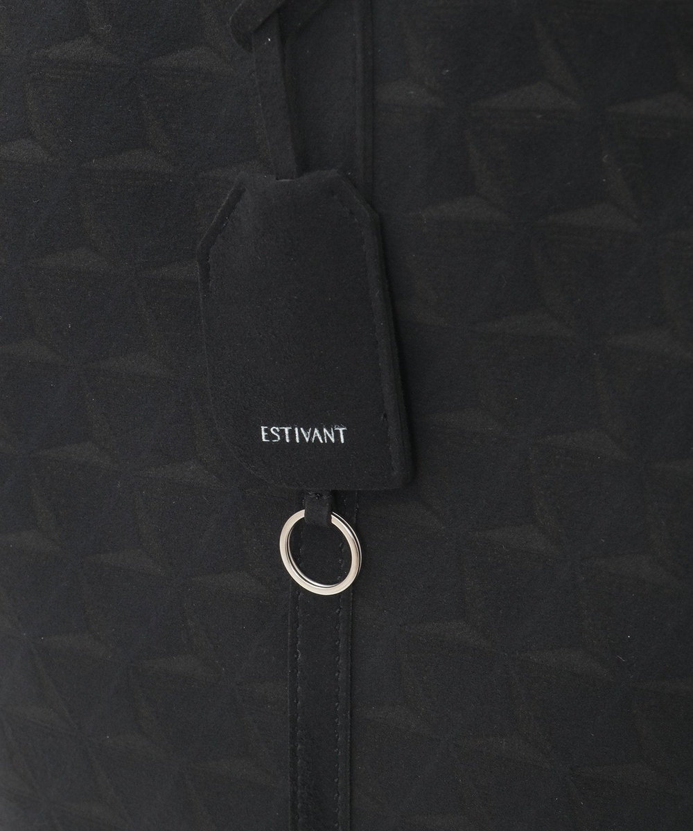 MEN'S BIGI 【Estivant/エスティバン】Tote Bag Medium / ウルトラスエード トートバッグ ミディアム ブラック