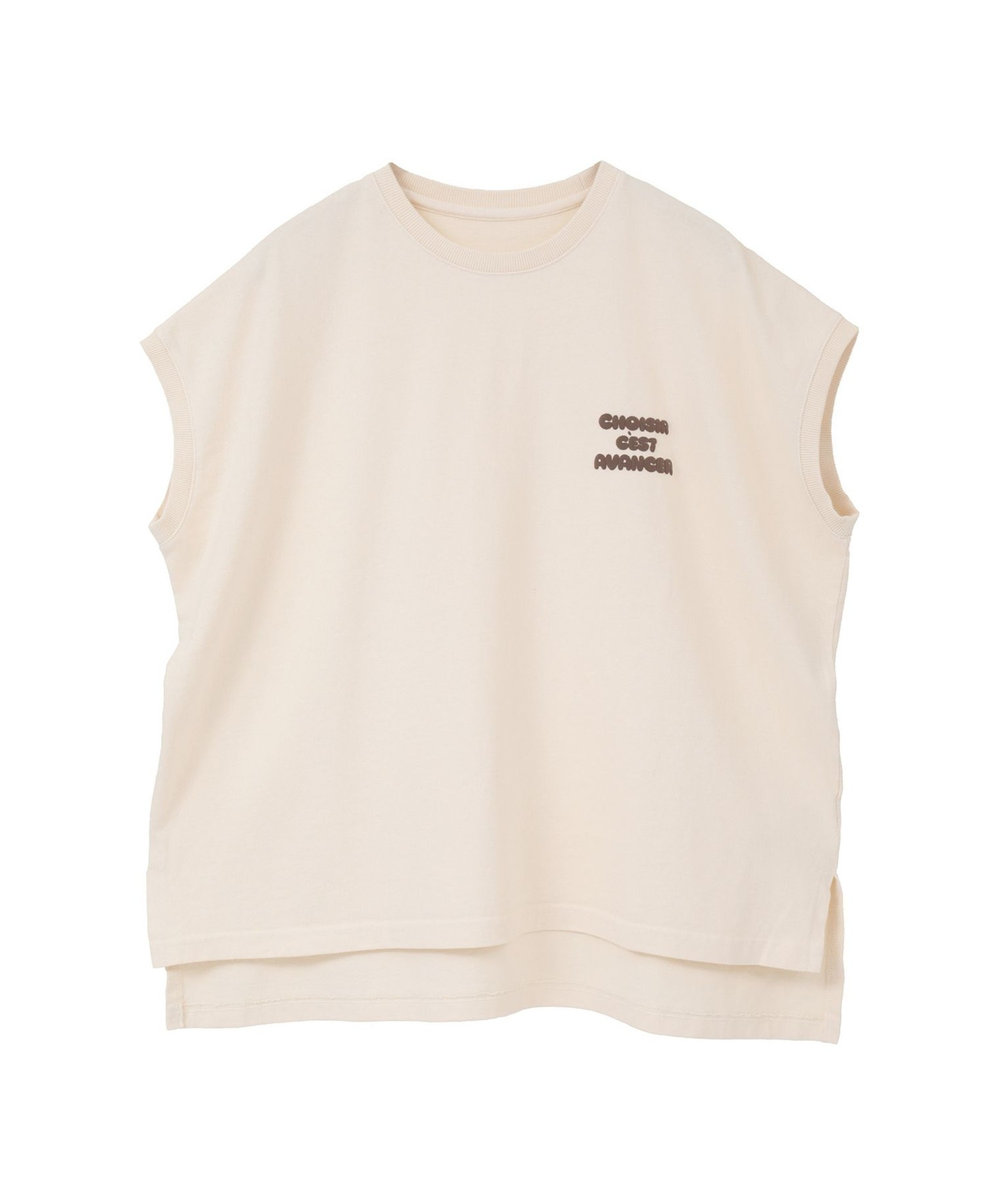 1er Arrondissement ＜upper hights / アッパーハイツ＞別注ビッグノースリーブTシャツ アイボリー
