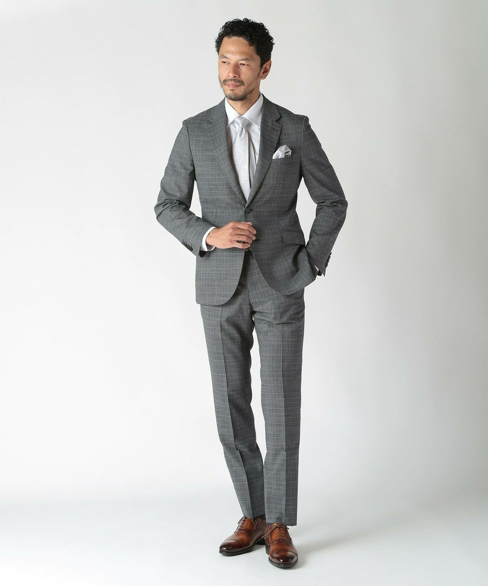 MEN'S BIGI 【ACTIVE TAILOR】クールマックスツイルドレスシャツ ホワイト