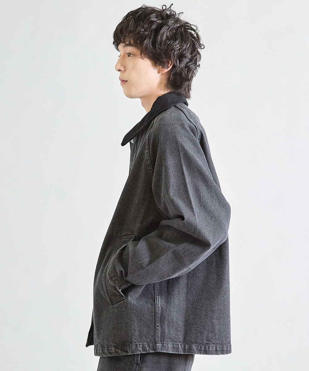 UNION STATION BOXY デニムジャケット ブラック