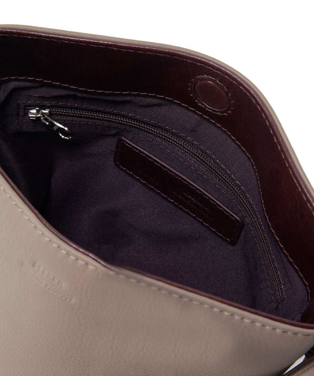 MEN'S BIGI 【SEEKER/シーカー】別注 ソフトレザーミニショルダーバッグ グレー系その他