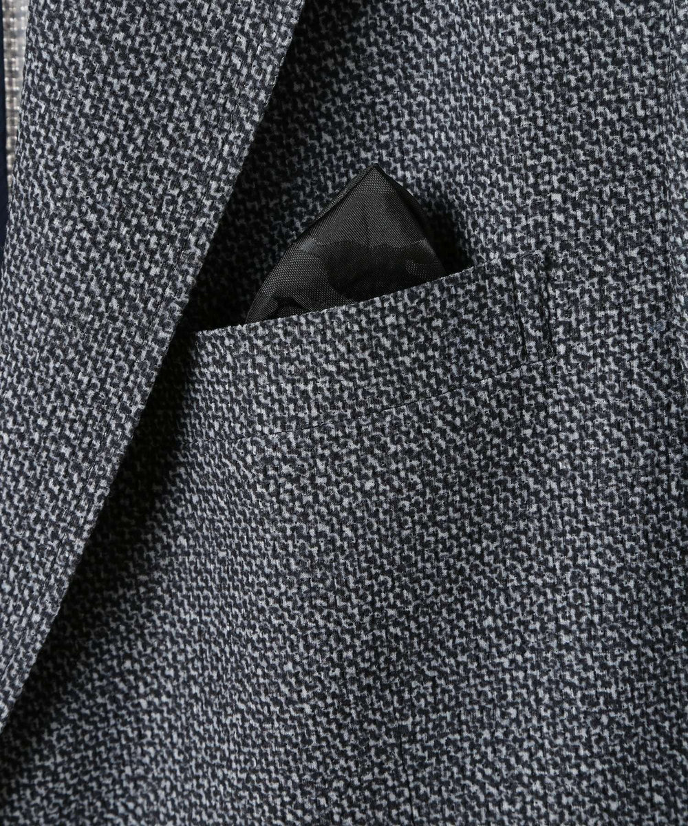 MEN'S BIGI 3Dサッカープリントストレッチジャケット＜EASY CARE＞ ネイビー