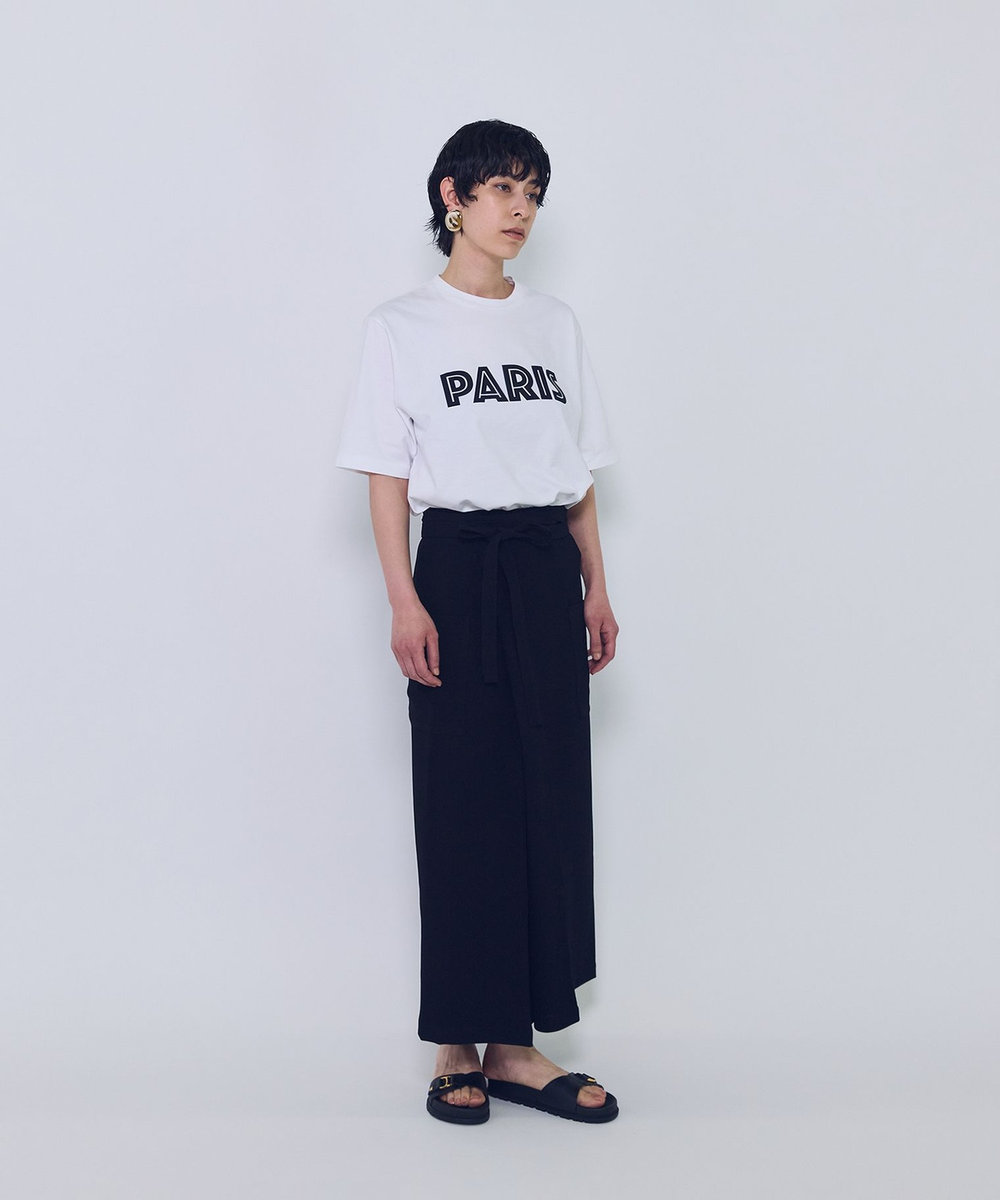 1er Arrondissement プリントTシャツ"PARIS" オフホワイト