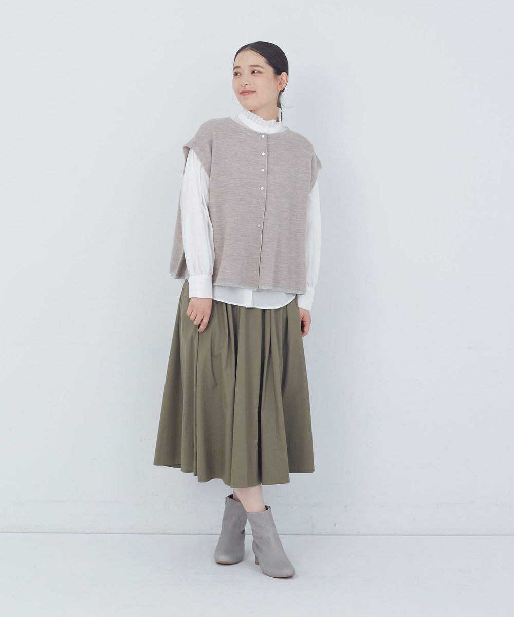 ADIEU TRISTESSE WEANERSガーターメラインベスト ベージュ