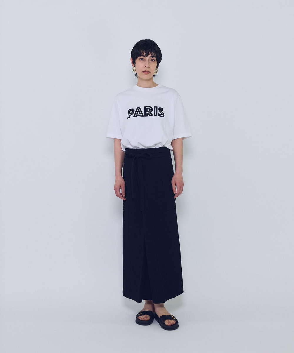 1er Arrondissement プリントTシャツ"PARIS" オフホワイト