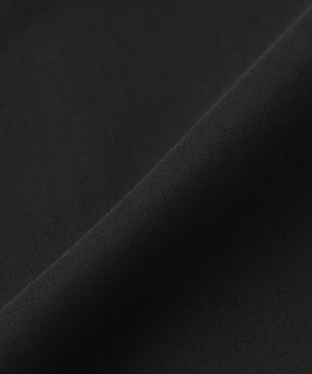 L'EQUIPE COUTURIER Super120's テクノストレッチボリュームスリーブシャツ ブラック