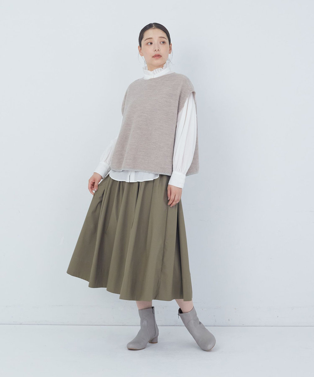 ADIEU TRISTESSE WEANERSガーターメラインベスト ベージュ