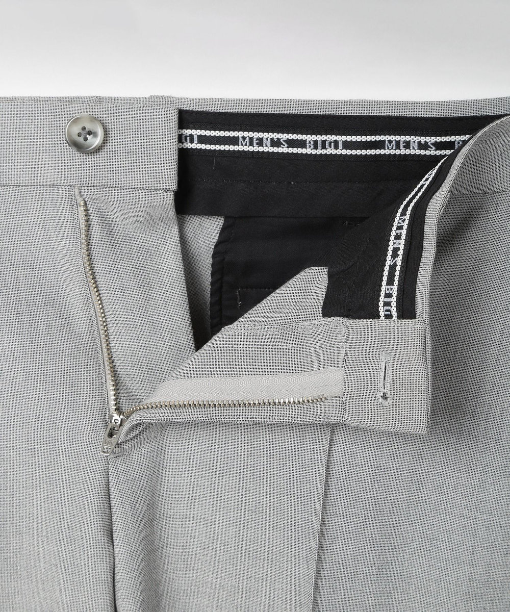 MEN'S BIGI 【ACTIVE TAILOR】360°ストレッチスラックス ライトグレー