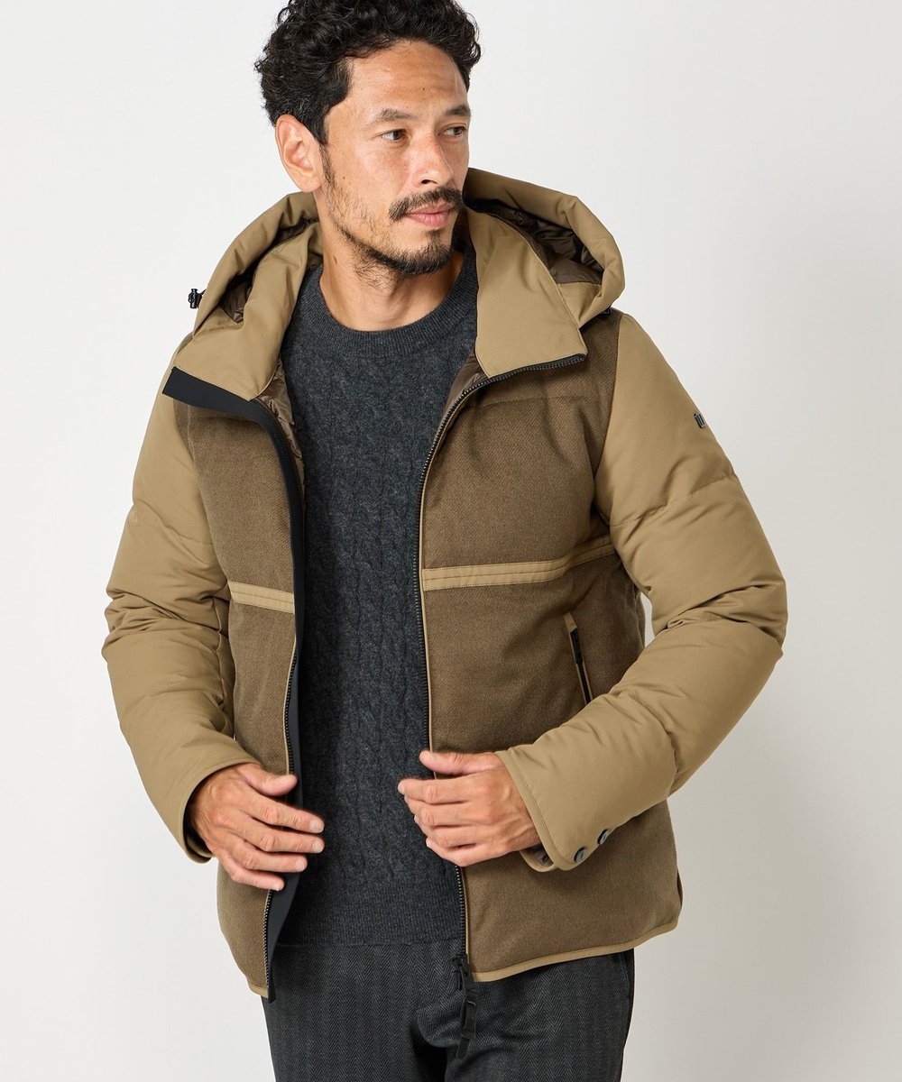 MEN'S BIGI 【DUNO/デュノ】ダウンブルゾン カーキ