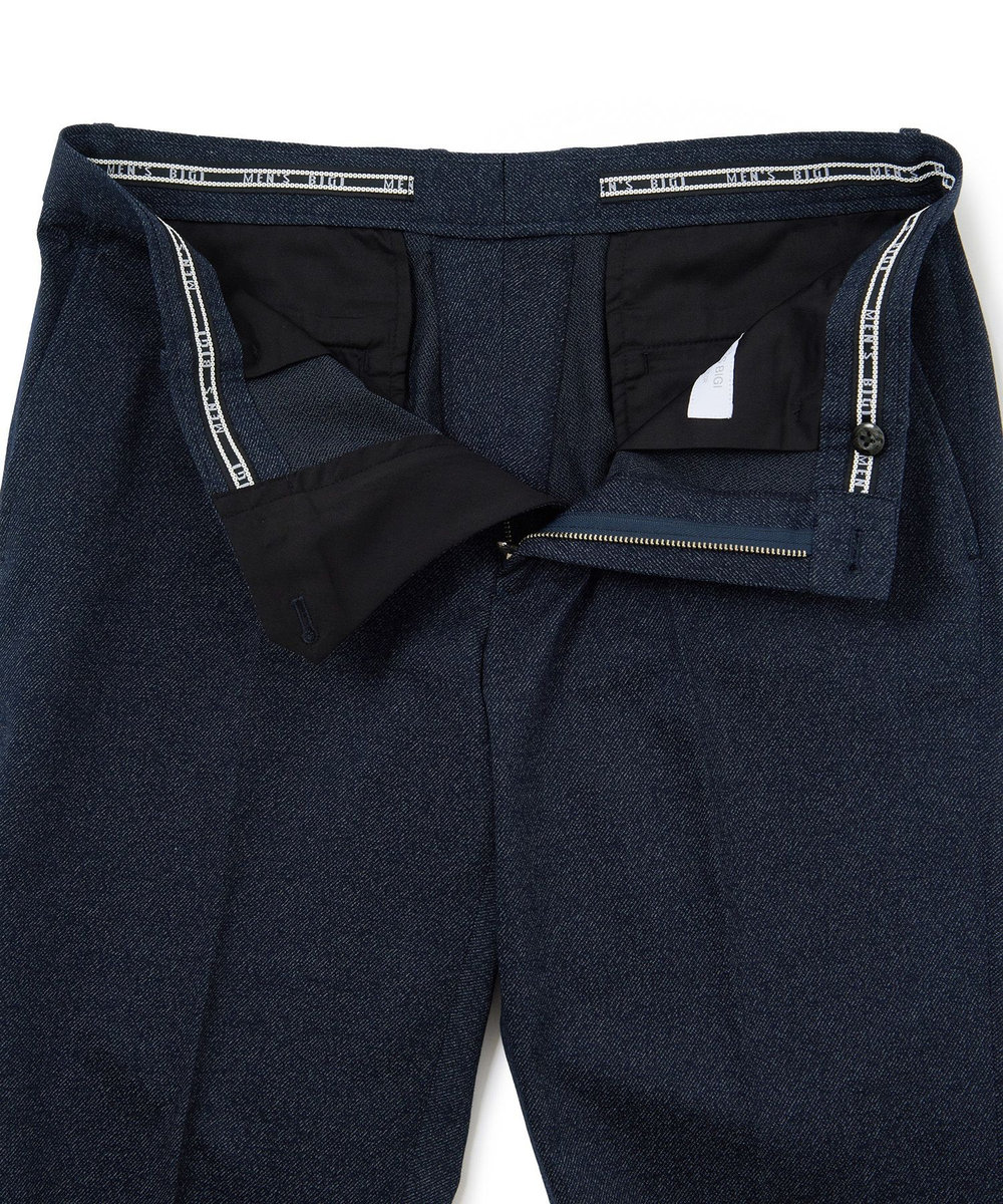 MEN'S BIGI 【ACTIVE TAILOR/アクティブテイラー】ハイゲージツイル ジャージパンツ＜防シワ性＞＜ストレッチ＞ ネイビー