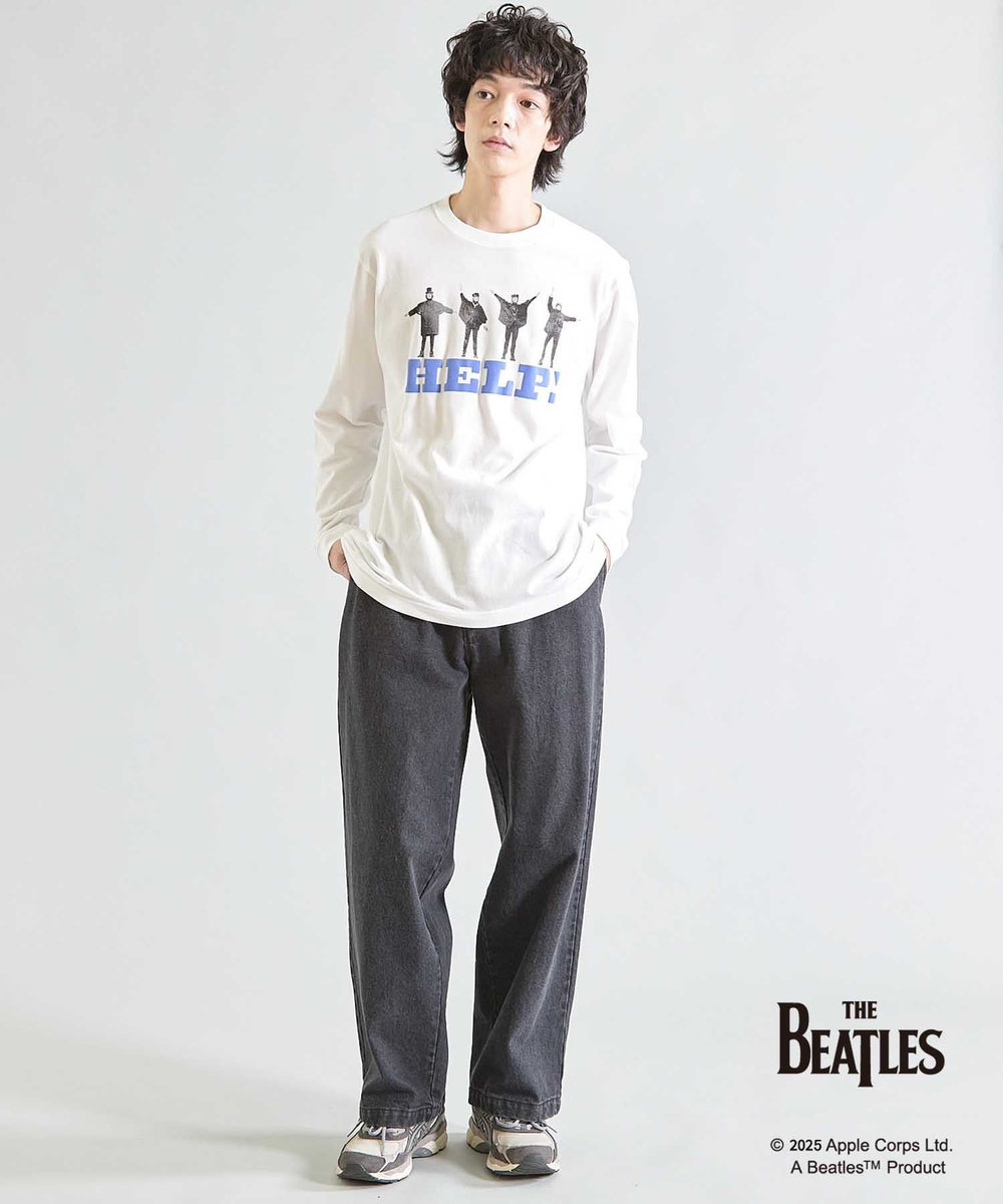 UNION STATION 【THE BEATLES / ザ ビートルズ】コラボロンTee 3 ホワイト