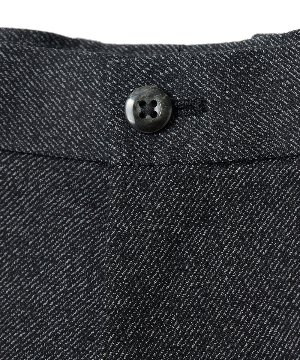 MEN'S BIGI 【ACTIVE TAILOR/アクティブテイラー】ハイゲージツイル ジャージパンツ＜防シワ性＞＜ストレッチ＞ ブラック