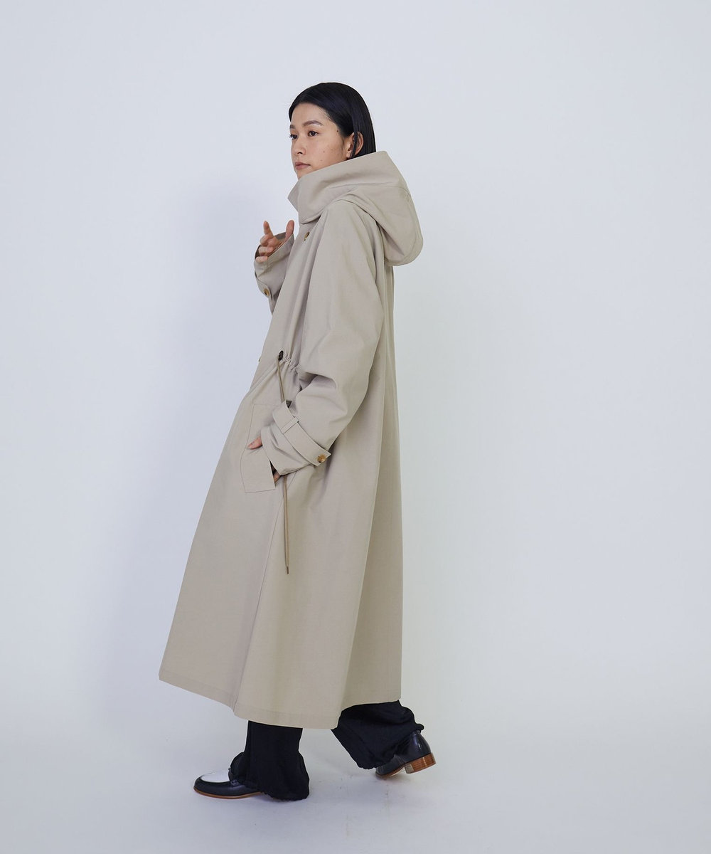 1er Arrondissement ＜VACHEMENT×1er Arrondissement＞シェルタフタトレンチコート ベージュ