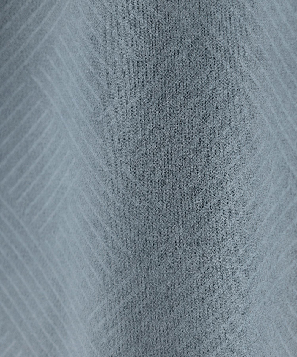 MEN'S BIGI テックスエードダンボールモックネックT ブルー