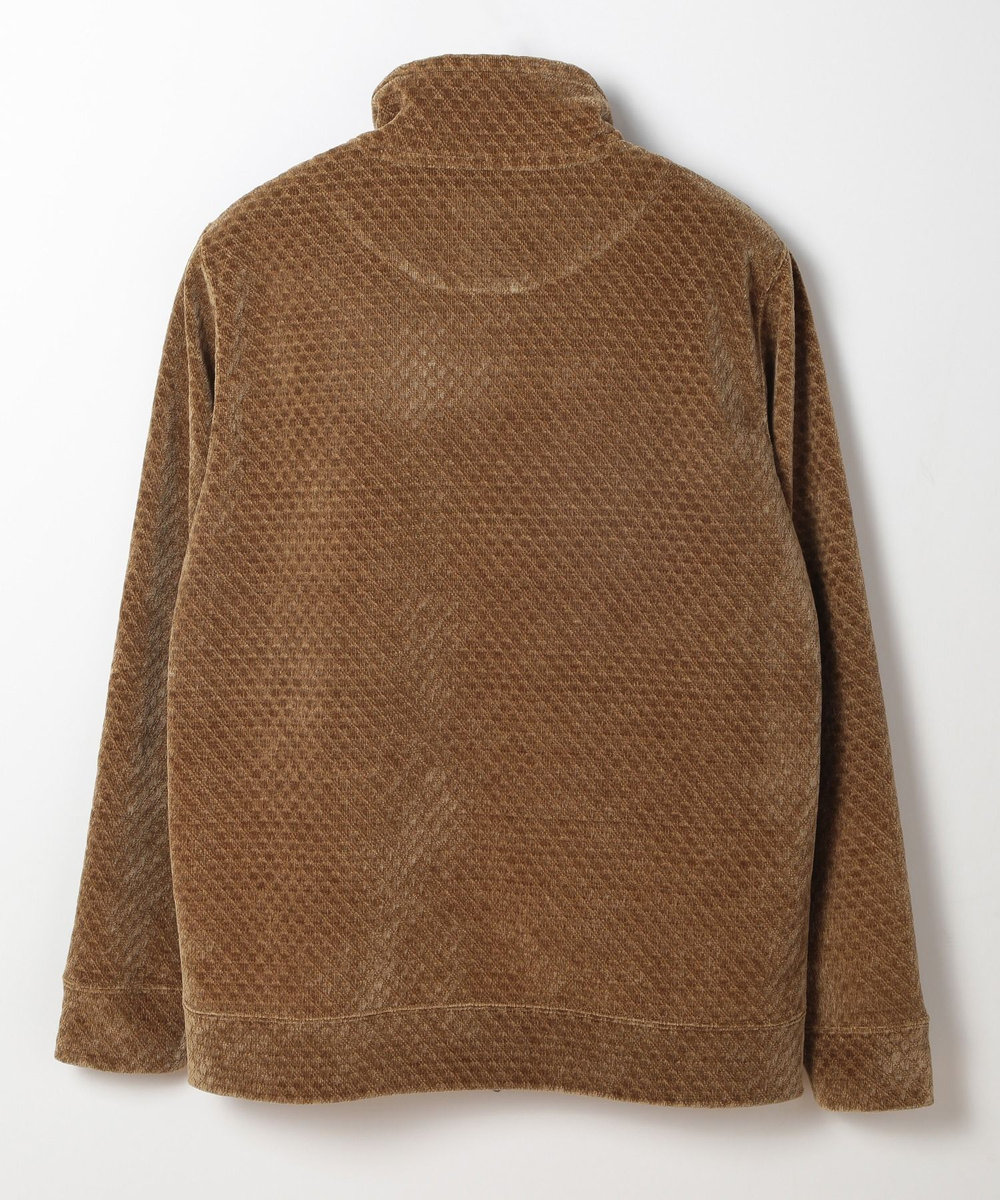 MEN'S BIGI スタンドジップモールジャカードブルゾン グリーン