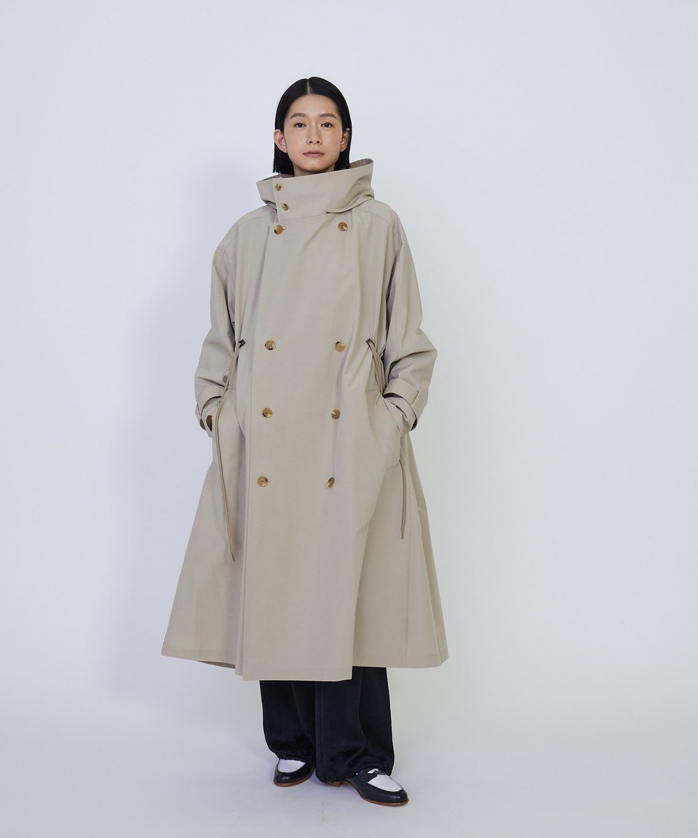 1er Arrondissement ＜VACHEMENT×1er Arrondissement＞シェルタフタトレンチコート ベージュ