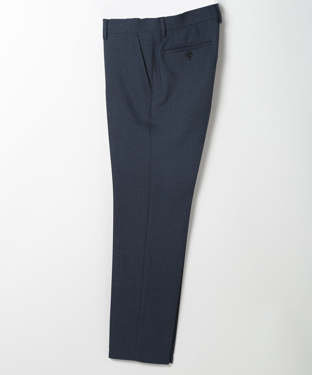 MEN'S BIGI ウール調メランジシャークパンツ ブルー