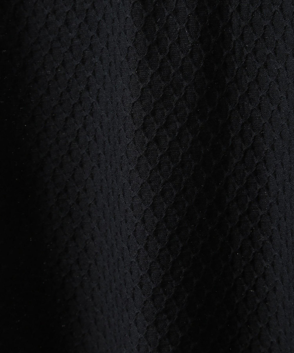 MEN'S BIGI シャーリングジャカードクルーネックカットソー ブラック