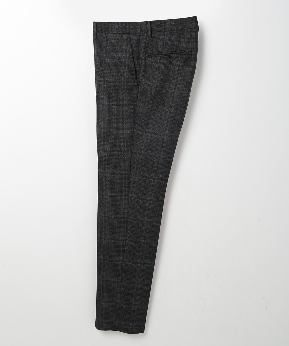 MEN'S BIGI 【ACTIVE TAILOR】ホップサックチェックパンツ グレー