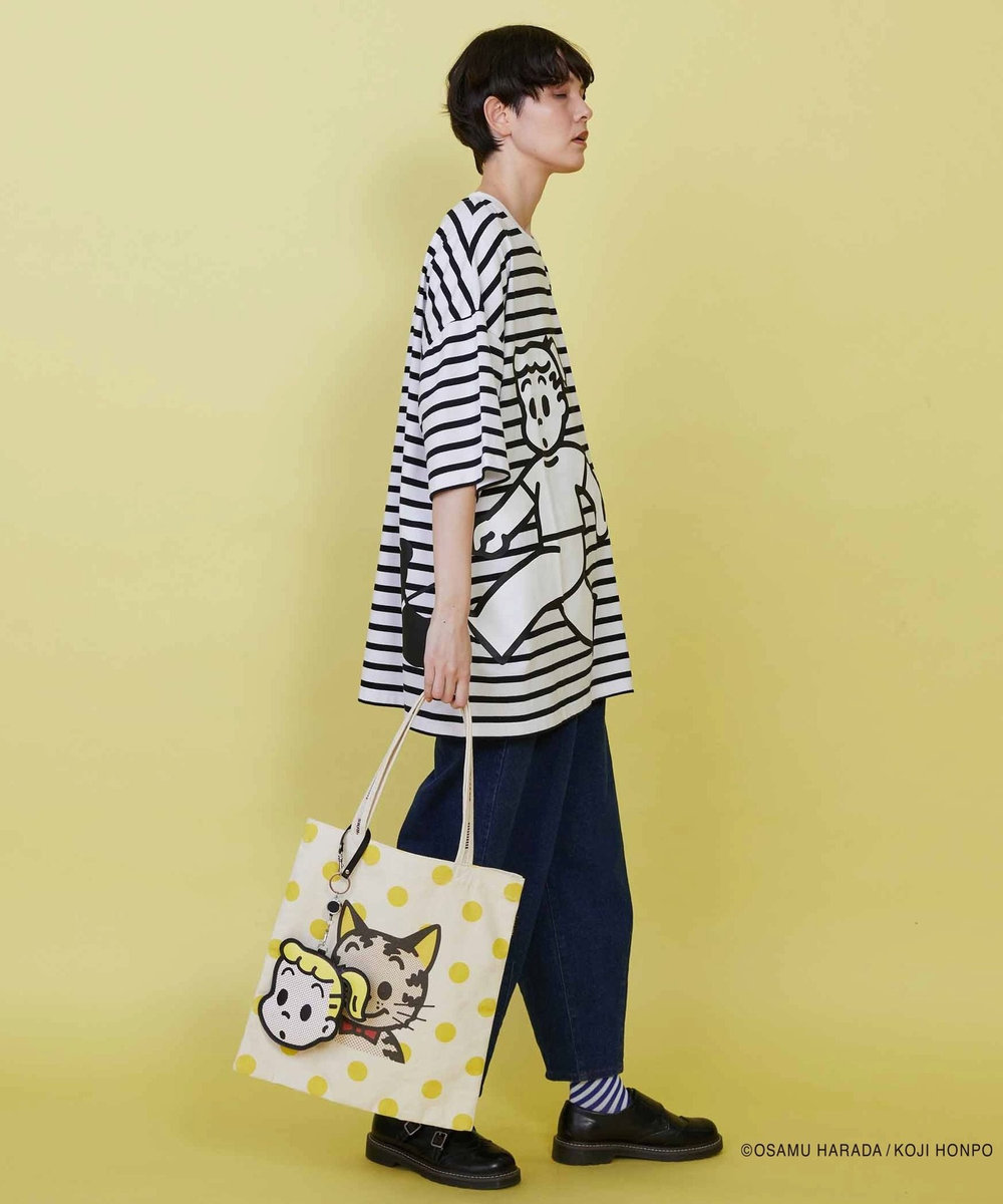 FRAPBOIS OSAMU GOODS ロゴトート イエロー