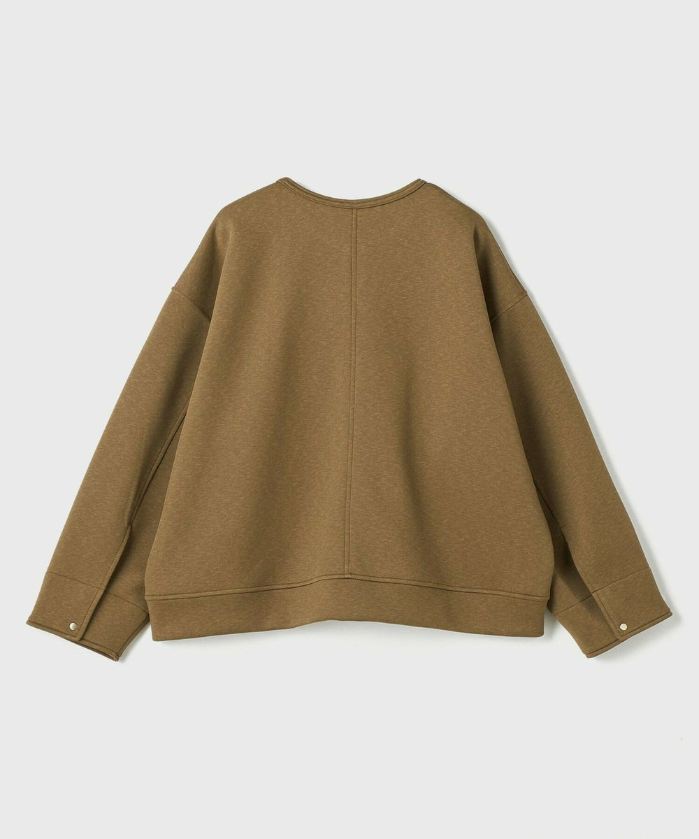 feerique Lサイズ（大きいサイズ） 【大きいサイズ】feerique スキューバダンボールプルオーバー モカ