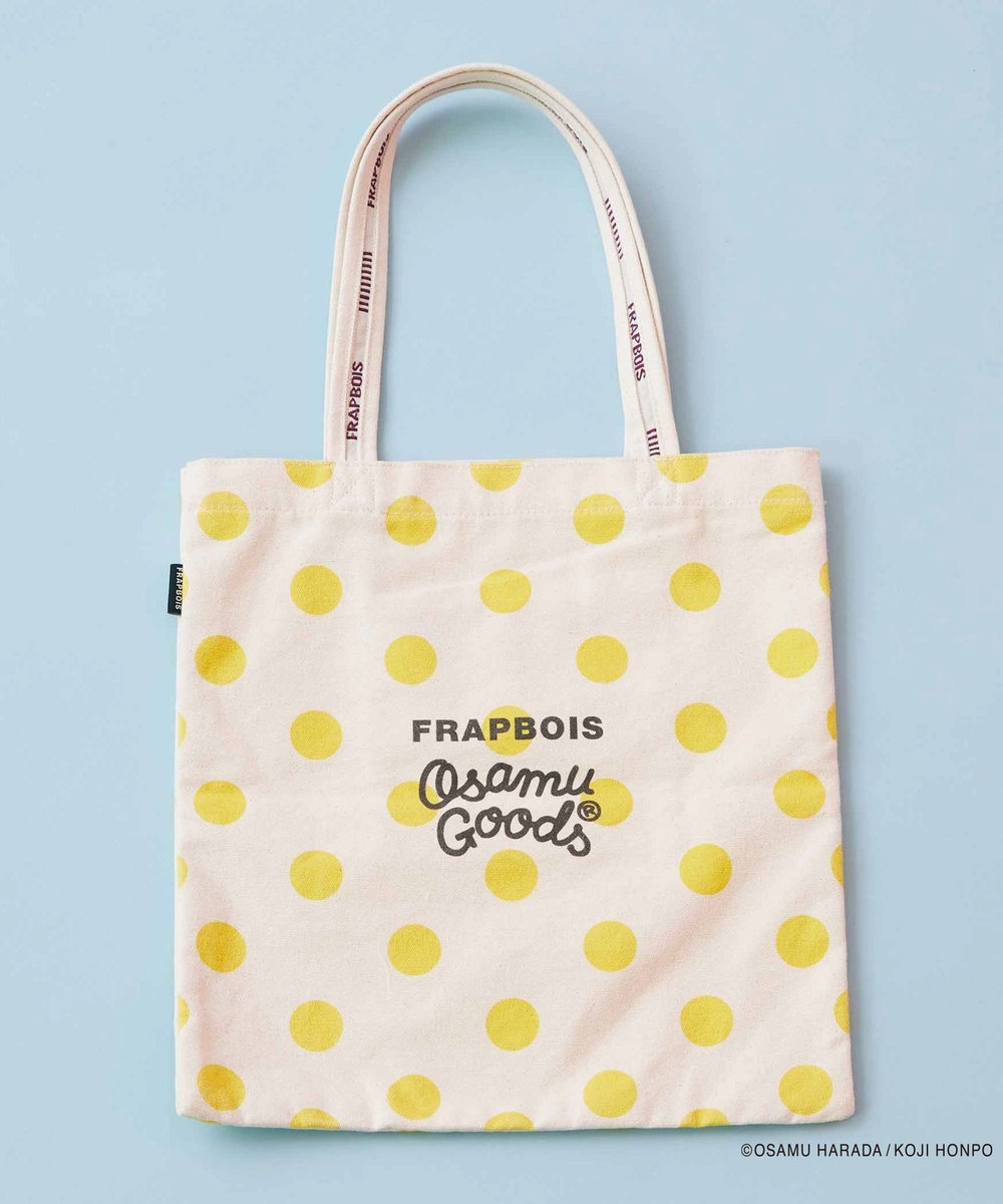 FRAPBOIS OSAMU GOODS ロゴトート イエロー