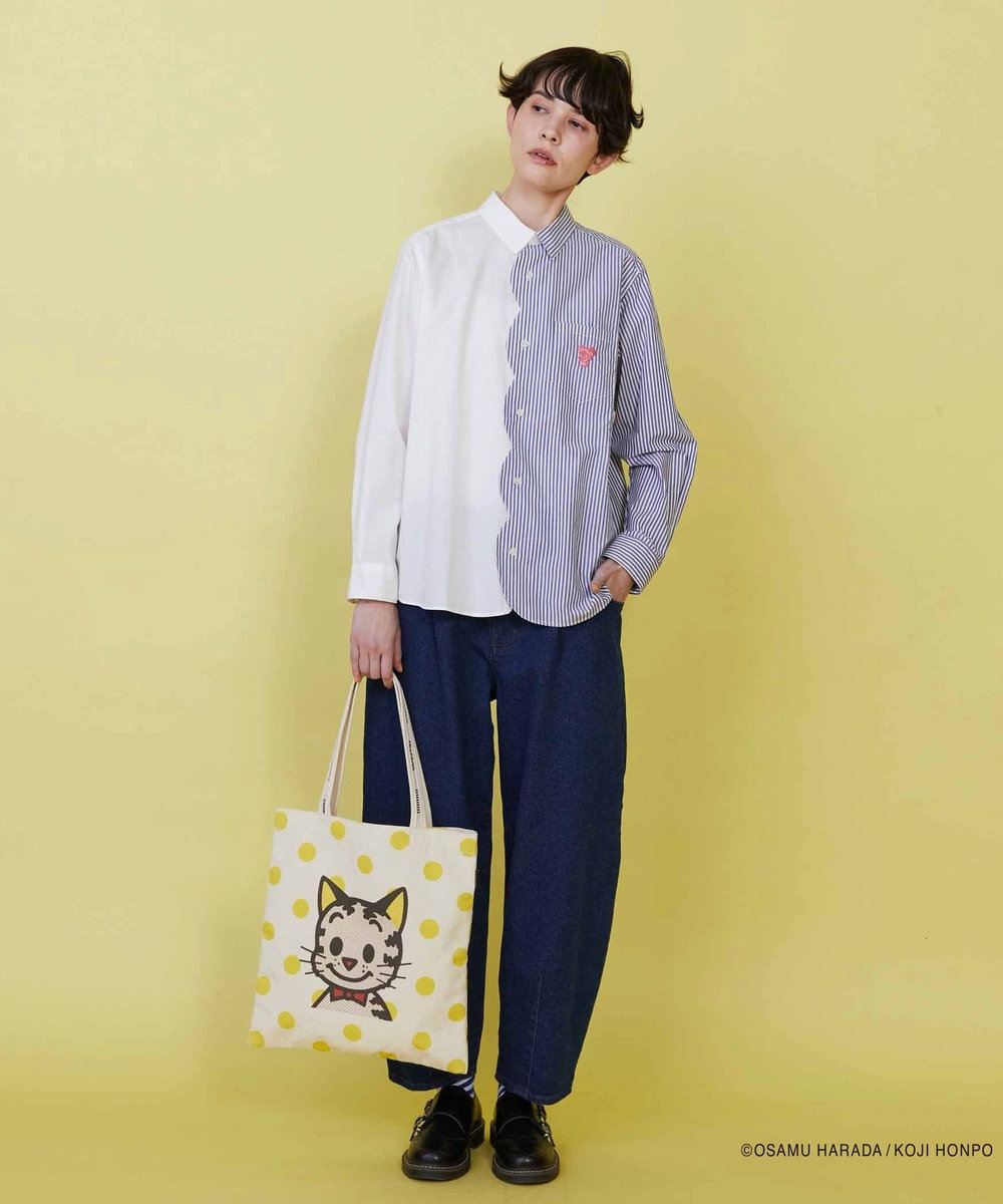 FRAPBOIS OSAMU GOODS ロゴトート イエロー