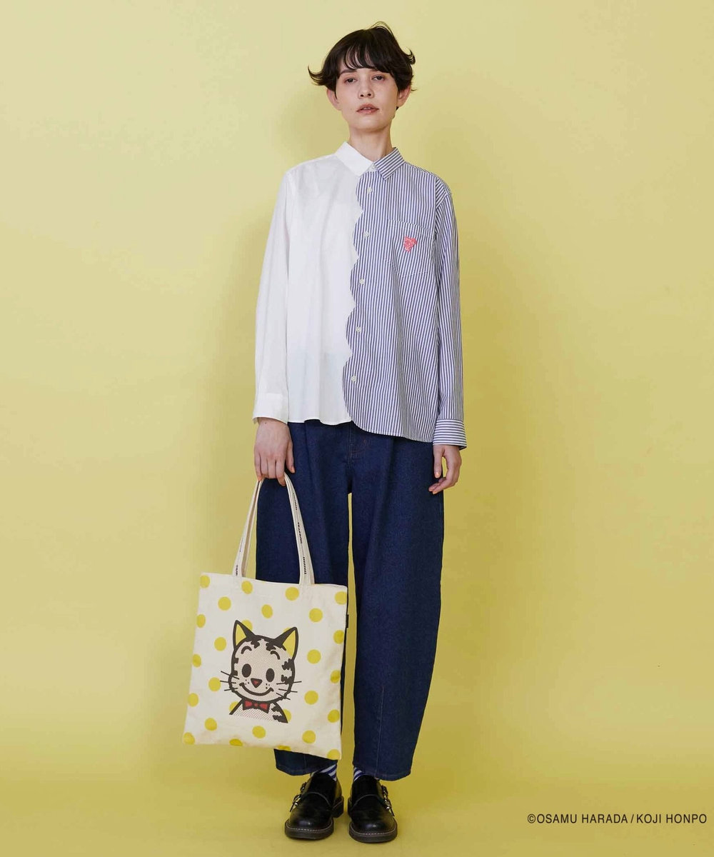FRAPBOIS OSAMU GOODS ロゴトート イエロー