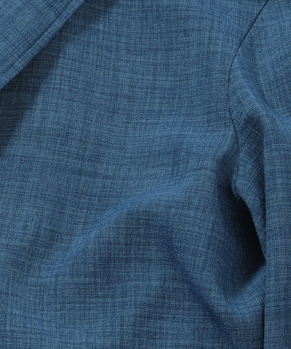 MEN'S BIGI ポリエステルブッチャーストレッチテーラードジャケット＜セットアップ対応＞ ブルー