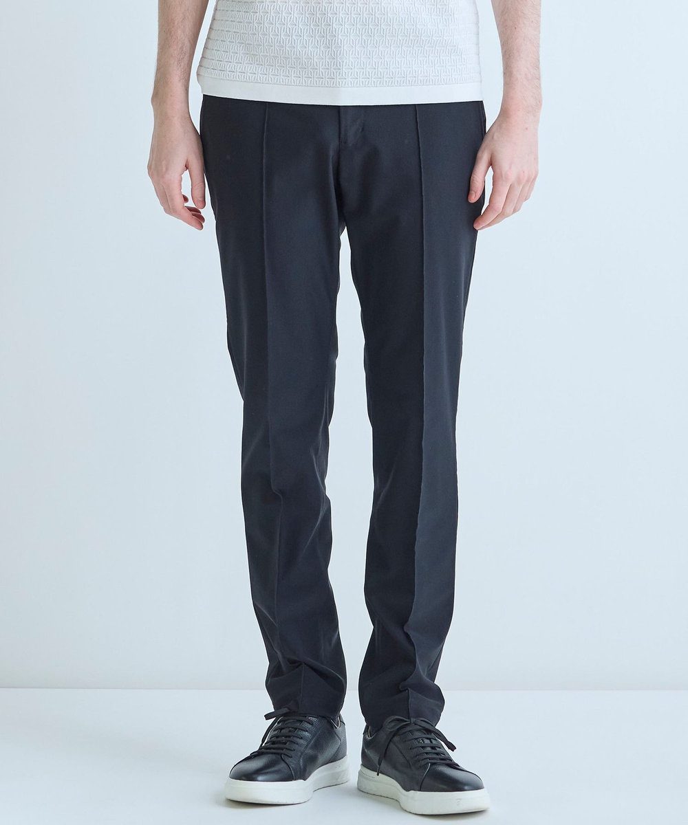 MEN'S BIGI 【ACTIVE TAILOR】Air tool パンツ＜高通気性/ストレッチ/接触冷感/UVカット/防シワ＞ ブラック