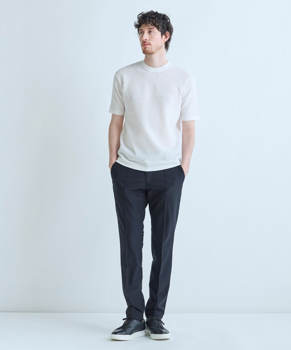 MEN'S BIGI 【ACTIVE TAILOR】Air tool パンツ＜高通気性/ストレッチ/接触冷感/UVカット/防シワ＞ ブラック