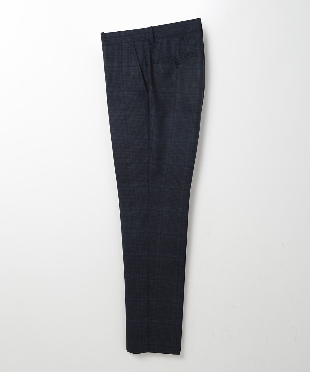 MEN'S BIGI 【ACTIVE TAILOR】ホップサックチェックパンツ ネイビー