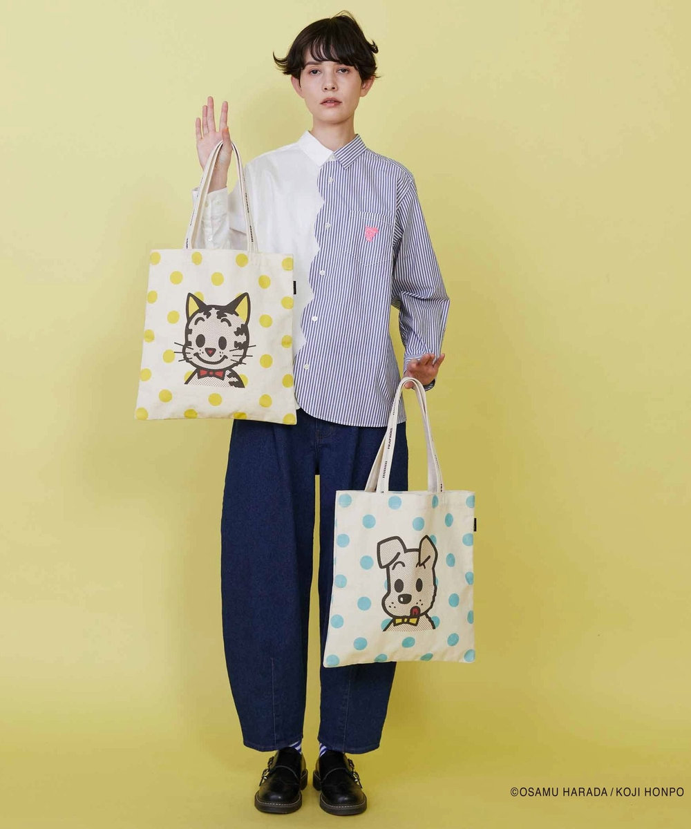FRAPBOIS OSAMU GOODS ロゴトート イエロー