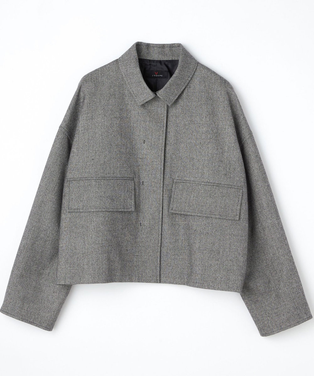 L'EQUIPE T/Rウォームストレッチジャケット グレー