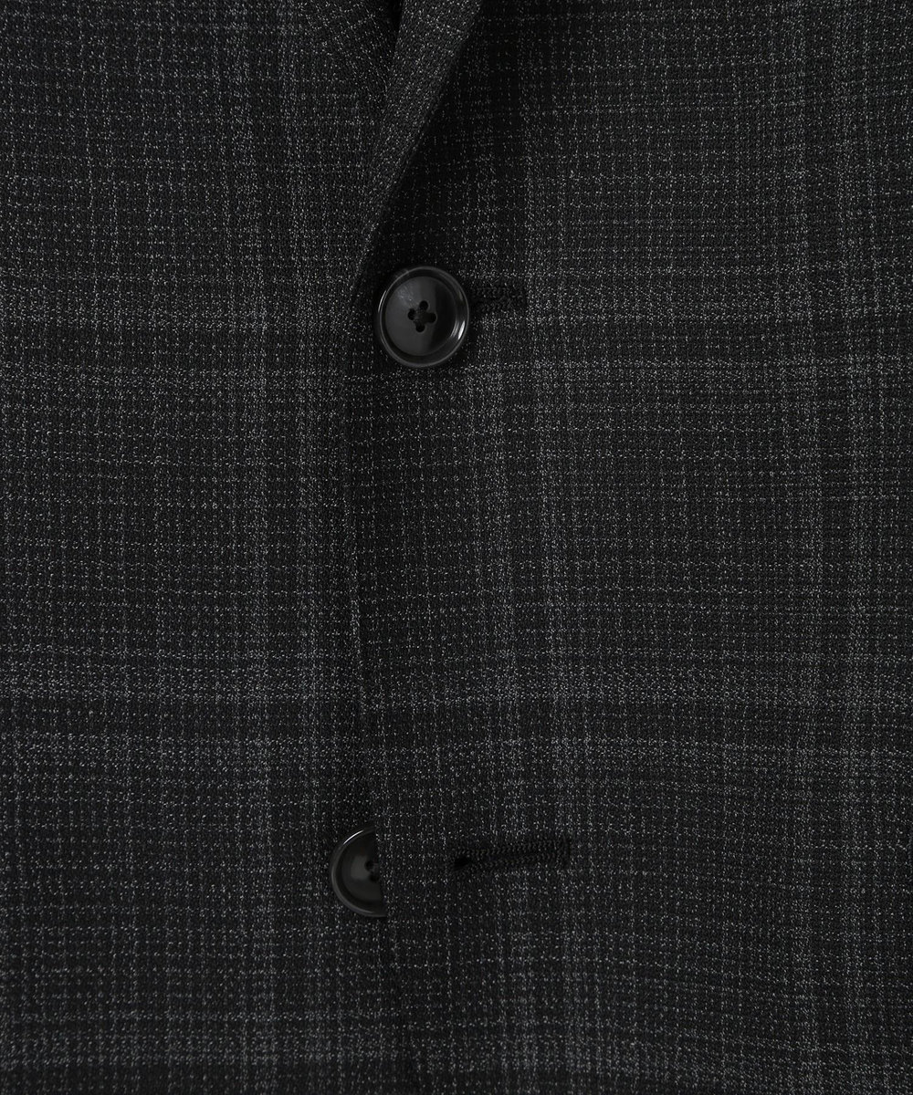 MEN'S BIGI 【ACTIVE TAILOR】ホップサックチェックジャケット ネイビー
