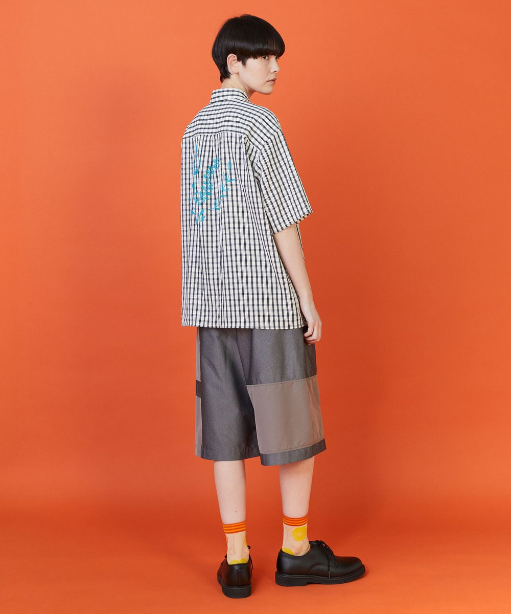 FRAPBOIS ミックショートパンツ グレー