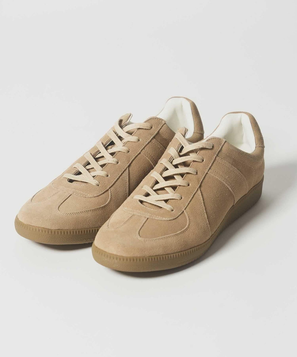 UNION STATION 【UNION STATION by MEN’S BIGI 】REPRODUCT MILITALY GERMAN TRAINER ジャーマントレーナー ベージュ