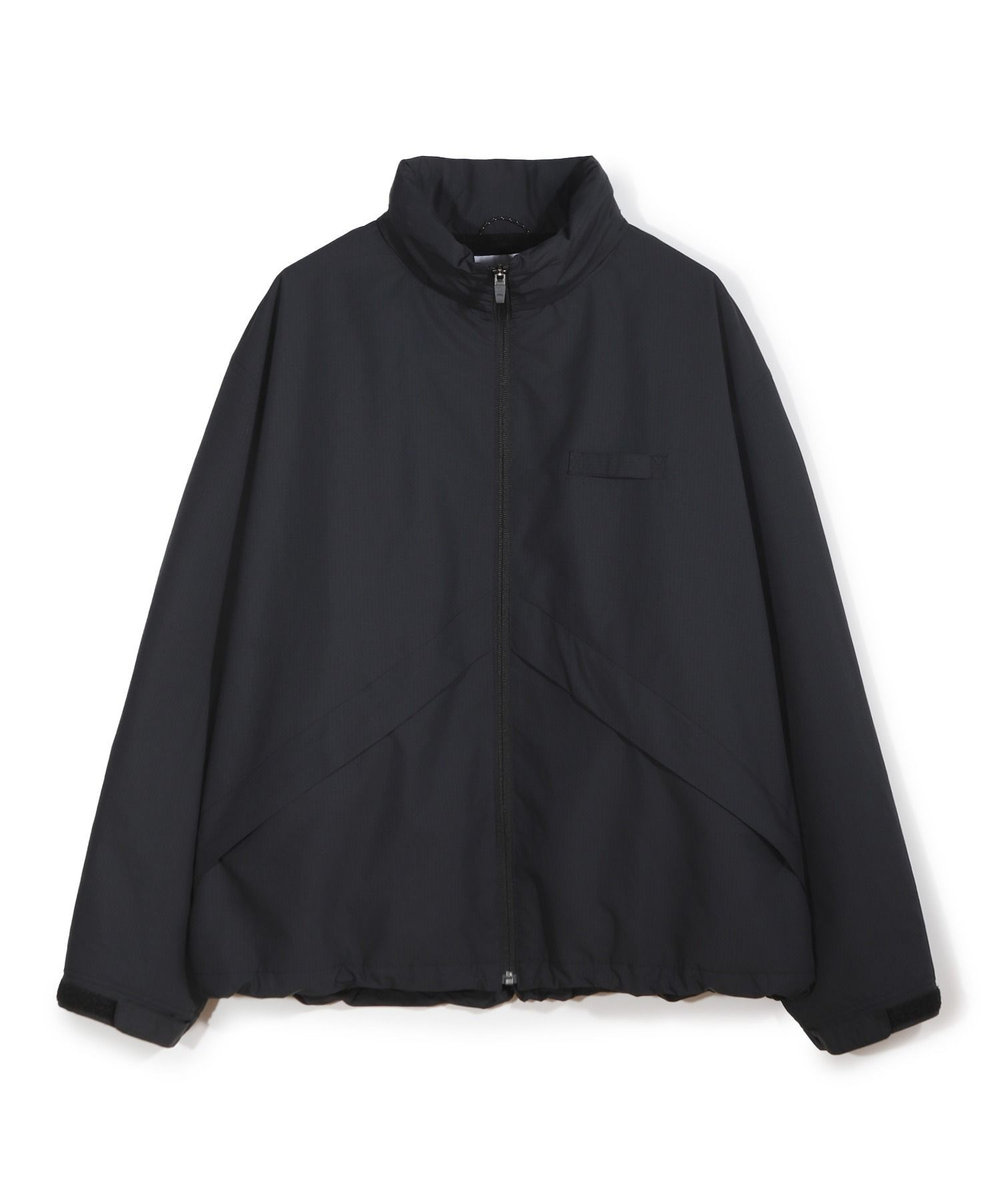 MEN'S BIGI リップストップ スタンドカラーブルゾン ブラック