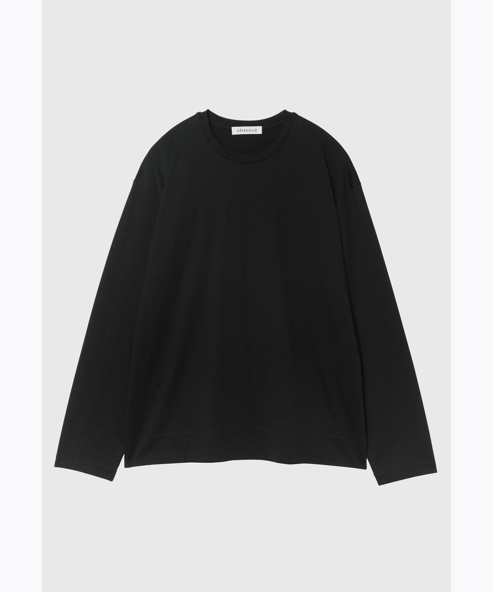 DÉPAREILLÉ COTTON LONG SLEEVE T-SHIRT / コットンロングスリーブTシャツ ブラック
