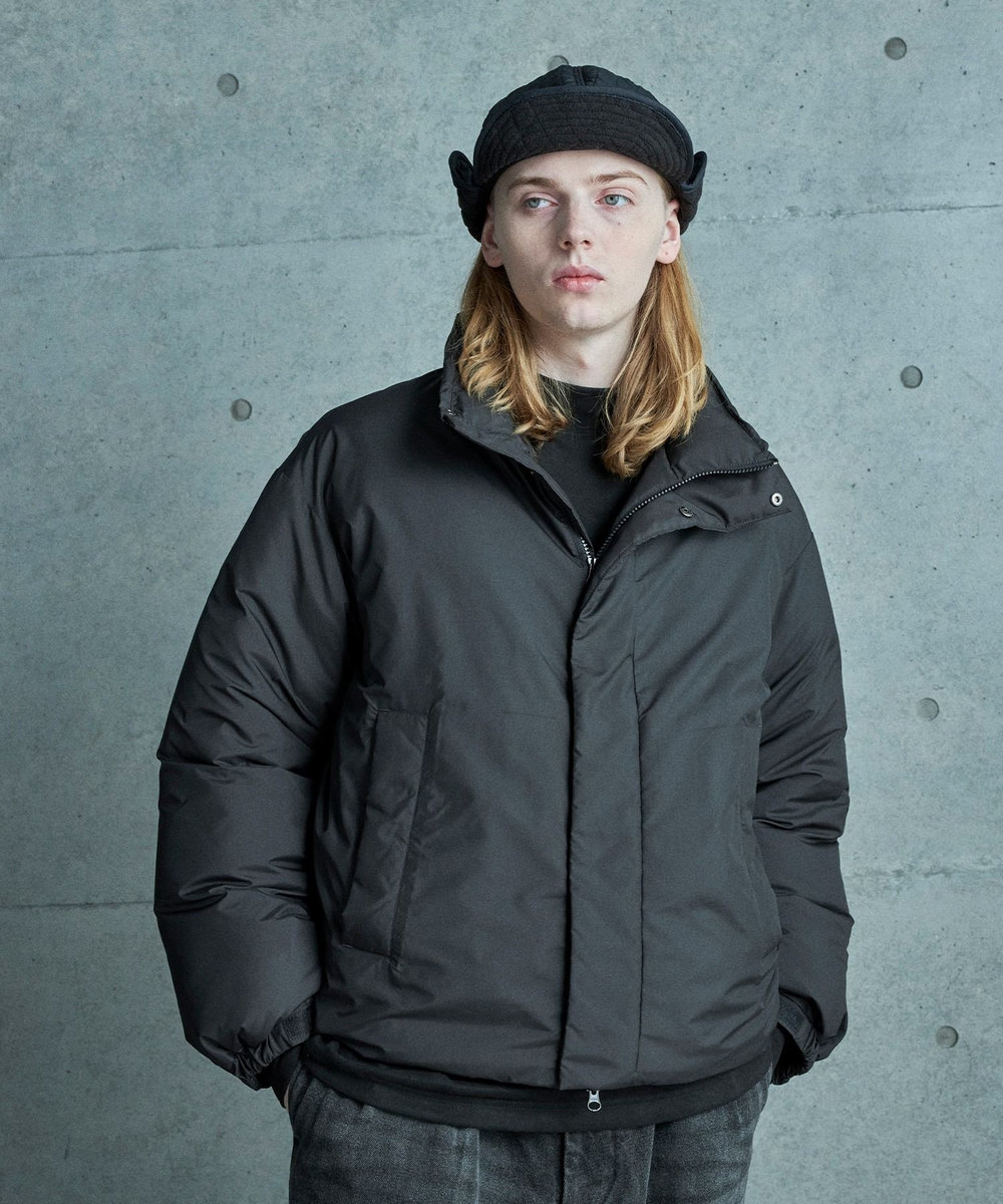 MEN'S BIGI ボクシーワイド パデットブルゾン ブラック