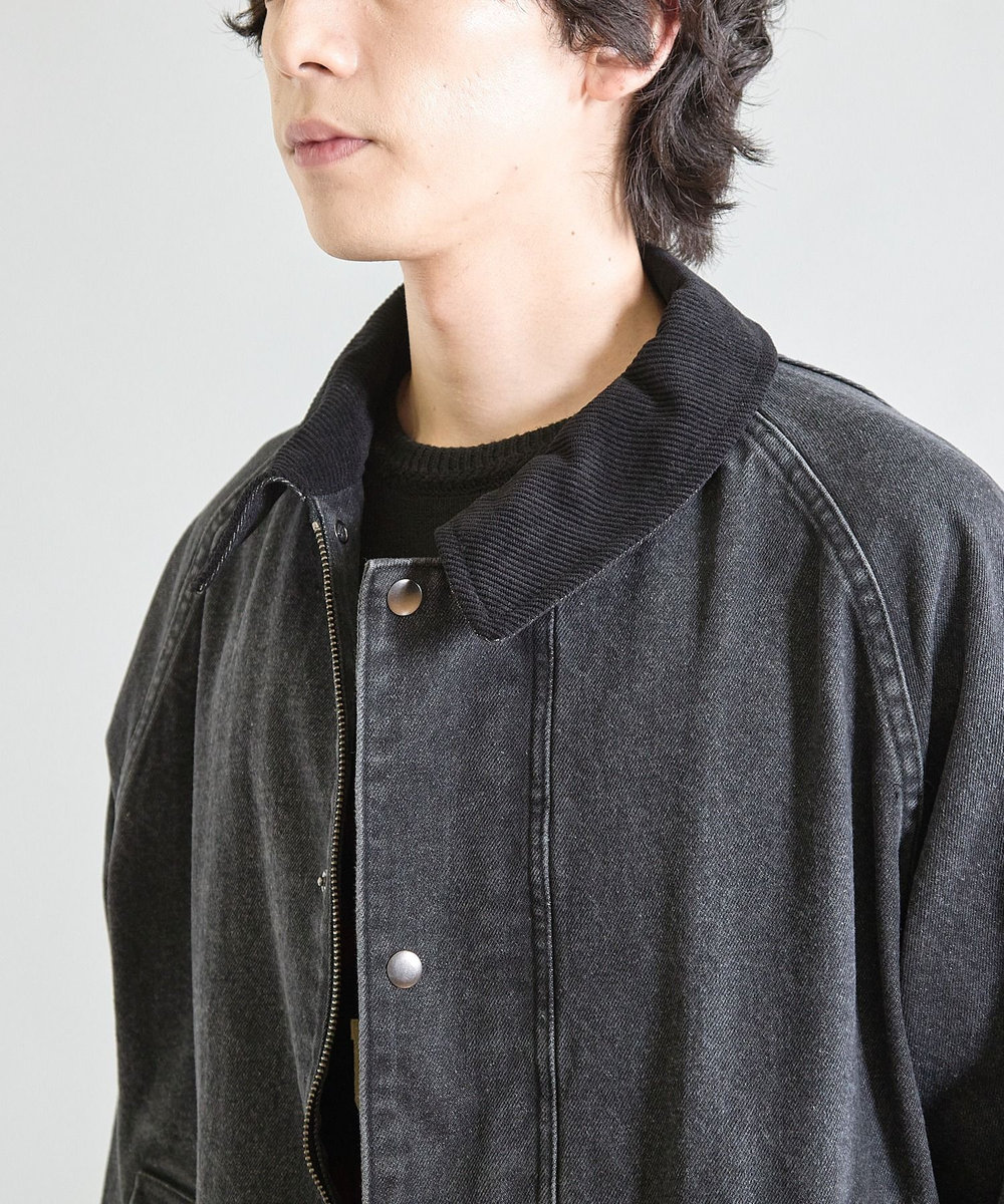 UNION STATION BOXY デニムジャケット ブラック