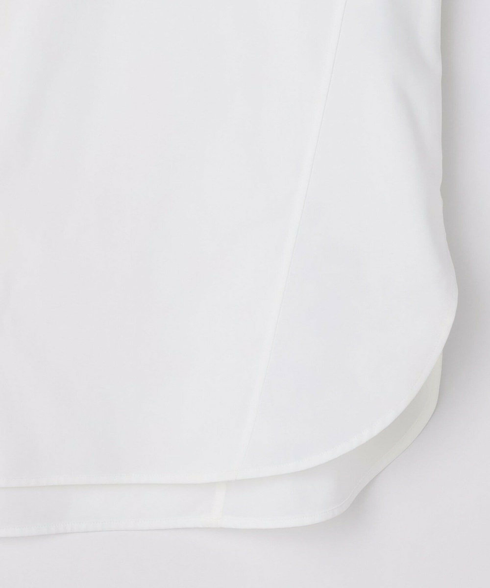 L'EQUIPE COUTURIER 80/2GVブロックスボリュームスリーブシャツ ホワイト