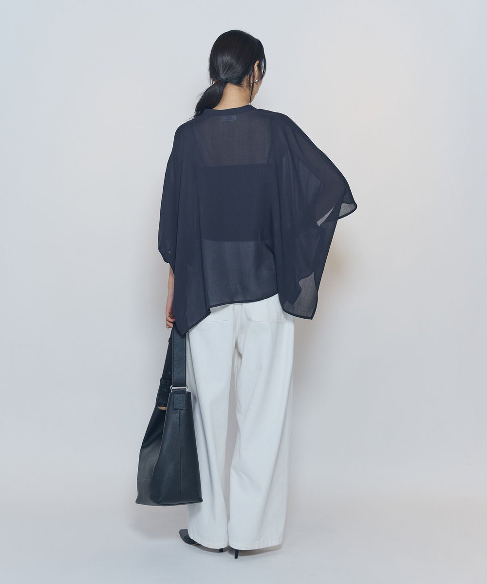 1er Arrondissement ホワイトデニムカーブパンツ ホワイト