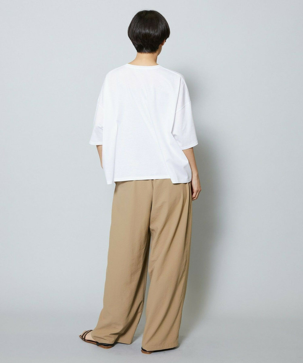 MOGA ブロードエアフローイージーストレートパンツ ベージュ