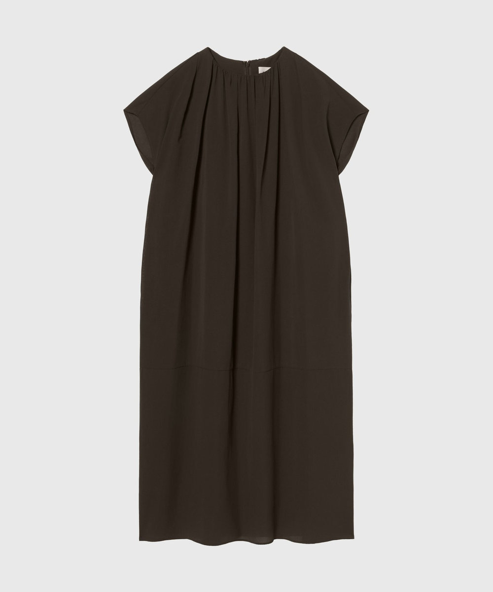 DÉPAREILLÉ DRY DUNGAREE DRESS / ドライダンガリードレス ブラウン