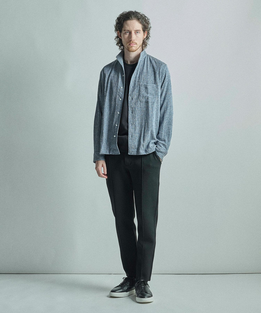 MEN'S BIGI 【ACTIVE TAILOR/アクティブテイラー】ミラノリブニットパンツ＜マシンウォッシャブル＞ ブラック