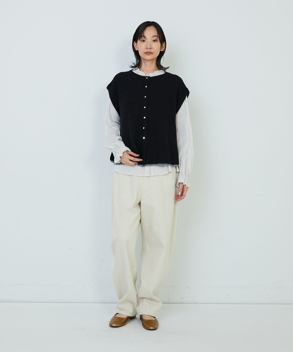 ADIEU TRISTESSE WEANERSガーターメラインベスト ブラック