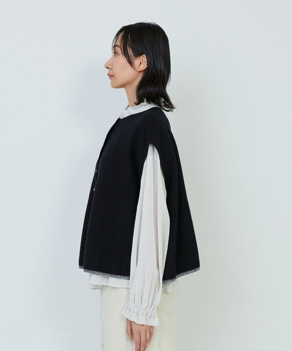 ADIEU TRISTESSE WEANERSガーターメラインベスト ブラック
