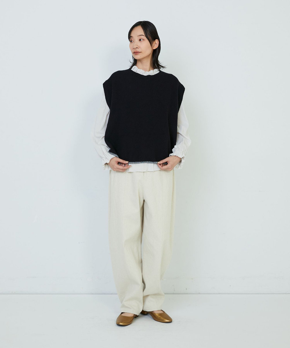 ADIEU TRISTESSE WEANERSガーターメラインベスト ブラック