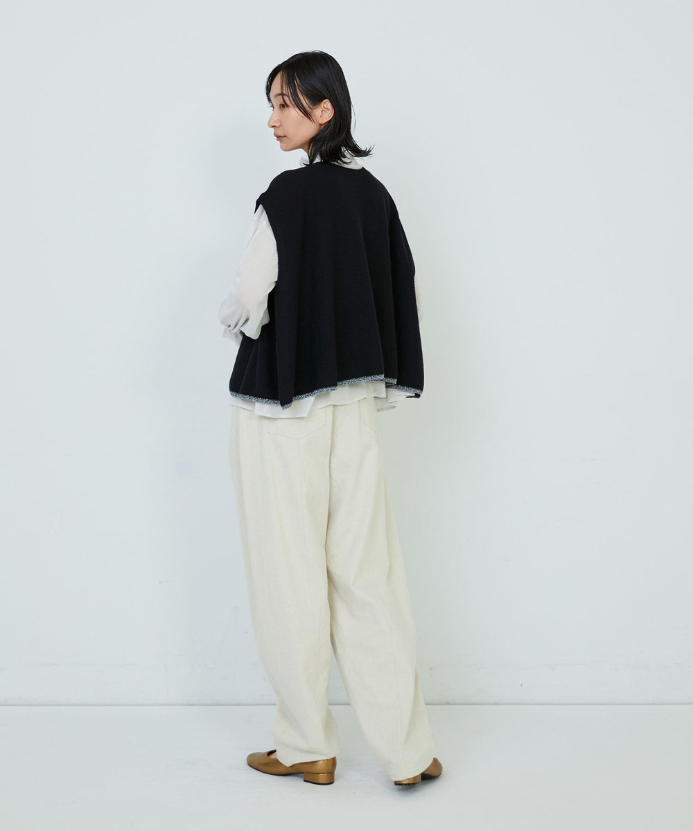 ADIEU TRISTESSE WEANERSガーターメラインベスト ブラック
